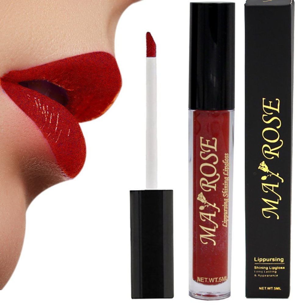 6 pcs Lip Gloss Glitter Long lasting